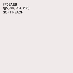 #F0EAEB - Soft Peach Color Image